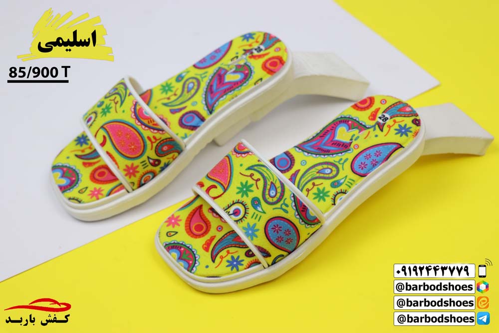 دمپایی پلاستیکی دخترانه جدید