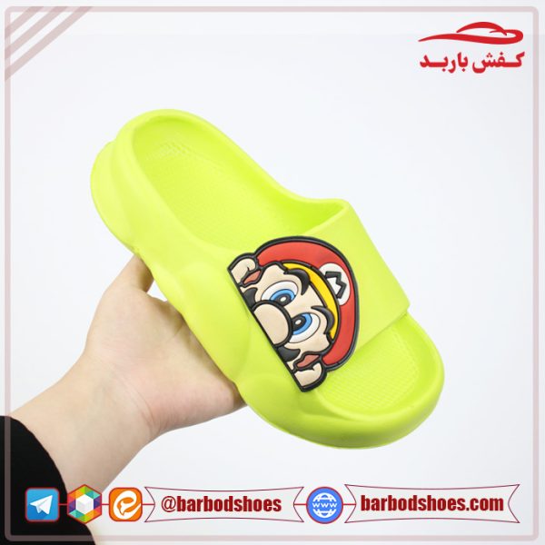 دمپایی شیک بچگانه مدل ماریو