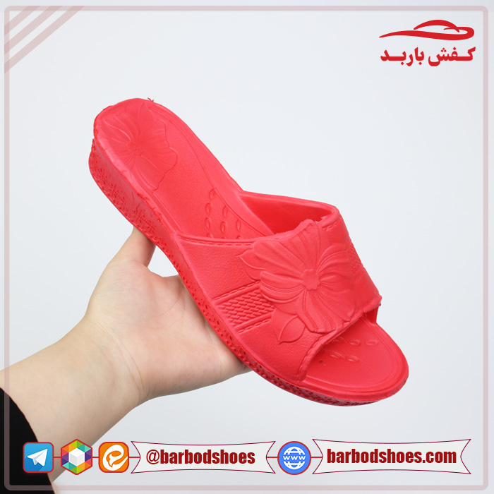 خرید عمده دمپایی پلاستیکی مدل سوسن