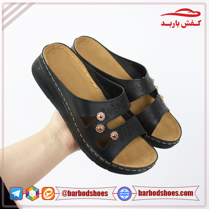 خرید دمپایی زنانه مدل گلرخ