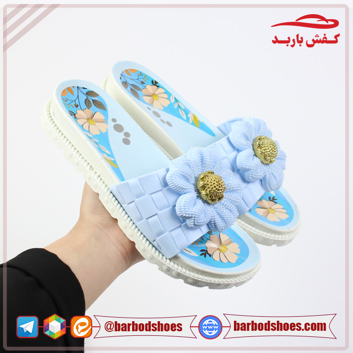 خرید دمپایی زنانه مدل نیلوفر