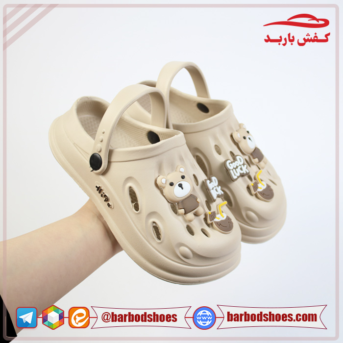 خرید دمپایی زنانه مدل کراکس خرسی