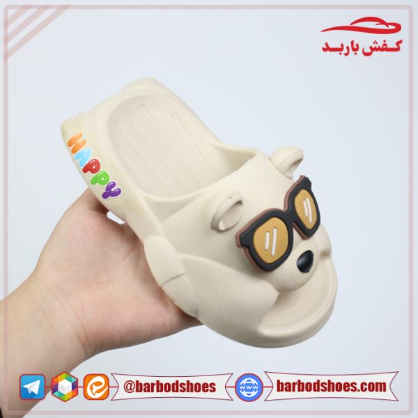 خرید دمپایی پسرانه مدل هپی عینکی