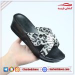 فروش عمده دمپایی زنانه مدل پلنگی گد A3