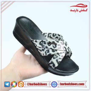 فروش عمده دمپایی زنانه مدل پلنگی گد A3