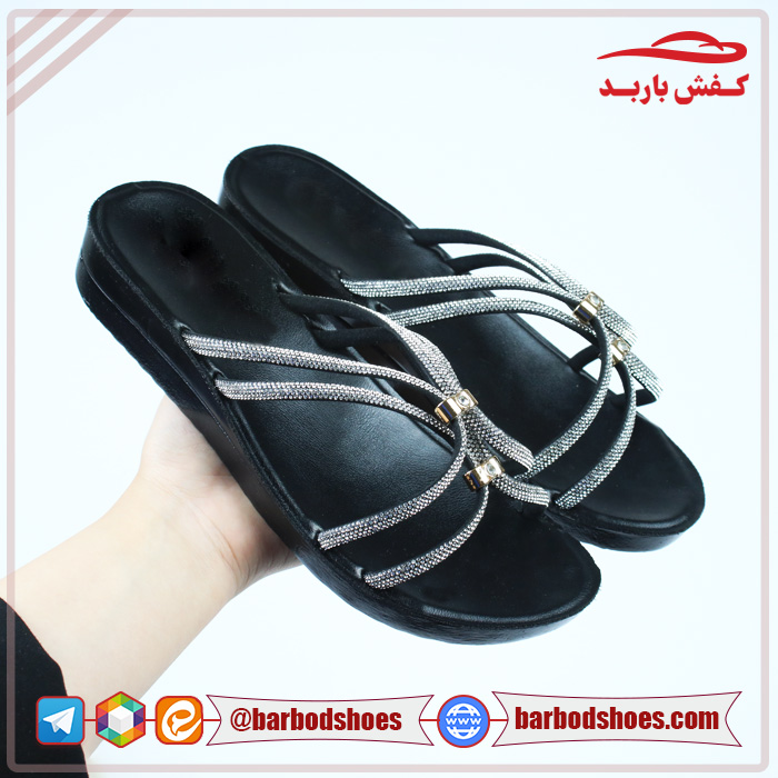 خرید دمپایی شیک زنانه مجلسی مدل یسنا H23