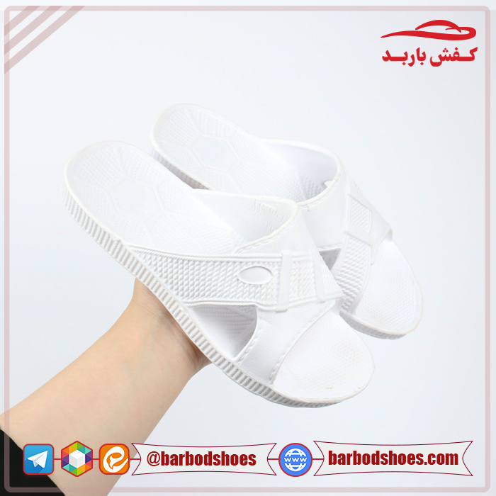 خرید دمپایی مردانه پلاستیکی بیمارستانی مدل آدیداس