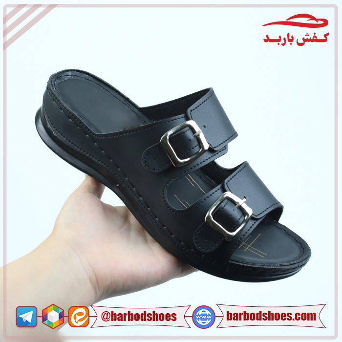 خرید دمپایی زنانه مدل هانا سگک دار