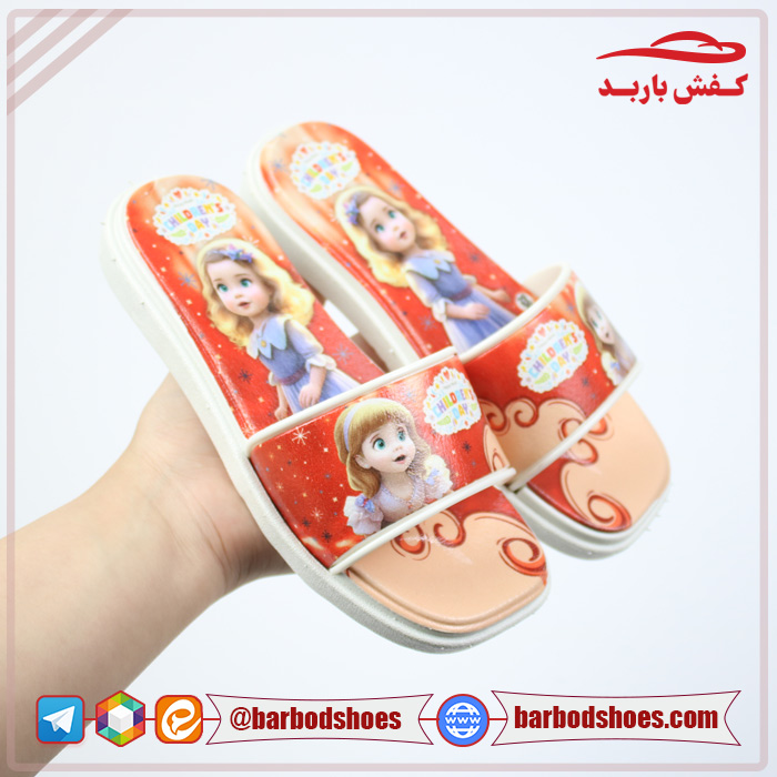 خرید دمپایی دخترانه مدل عروسکی دیزنی