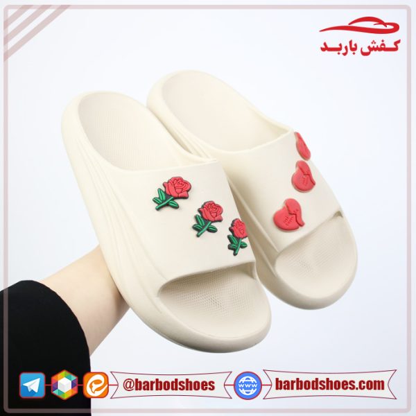 قیمت دمپایی پلاستیکی عمده مدل سه گل