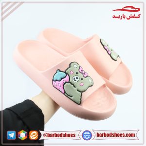 خرید دمپایی زنانه عمده مدل ملودی توت فرنگی