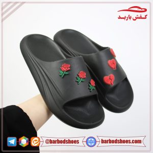قیمت دمپایی پلاستیکی زنانه عمده مدل سه گل