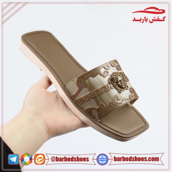 فروش عمده دمپایی پلاستیکی مدل ورساچه کد 2