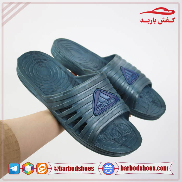 خرید دمپایی پلاستیکی عمده مدل آدیداس ژله ای