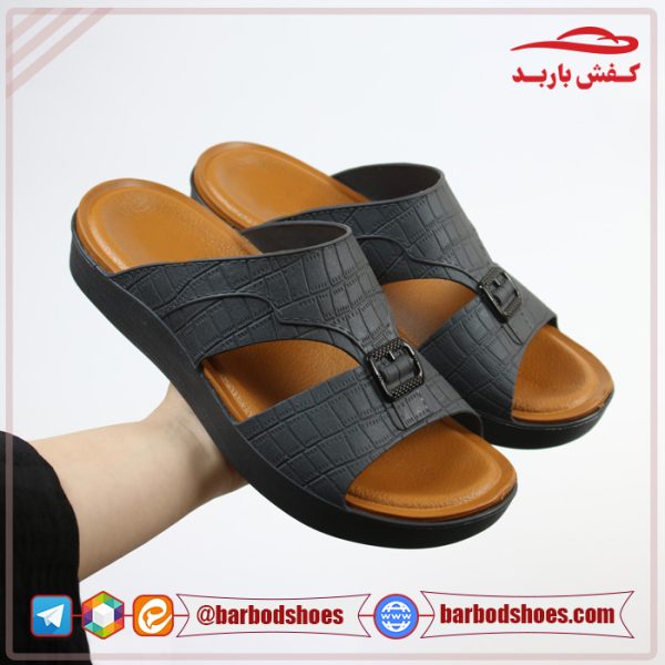 خرید دمپایی پلاستیکی مردانه مدل المطراش کد 102