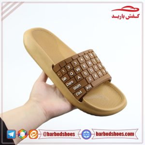 قیمت دمپایی پلاستیکی مردانه مدل کیبردی