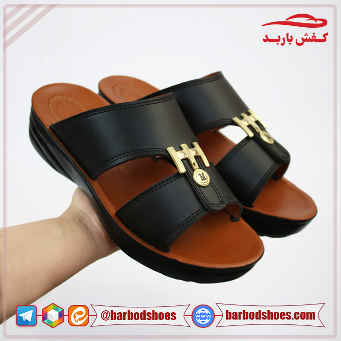 خرید دمپایی عربی مردانه مدل بحرینی اچ