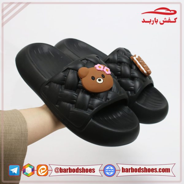 قیمت عمده دمپایی زنانه پلاستیکی مدل ژینا خرسی