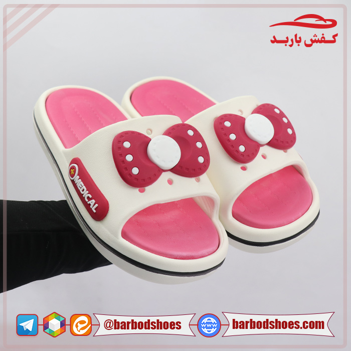 خرید دمپایی زنانه ارزان مدل نازنین پاپیون