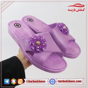 خرید دمپایی زنانه مدل گلرخ پلاستیکی