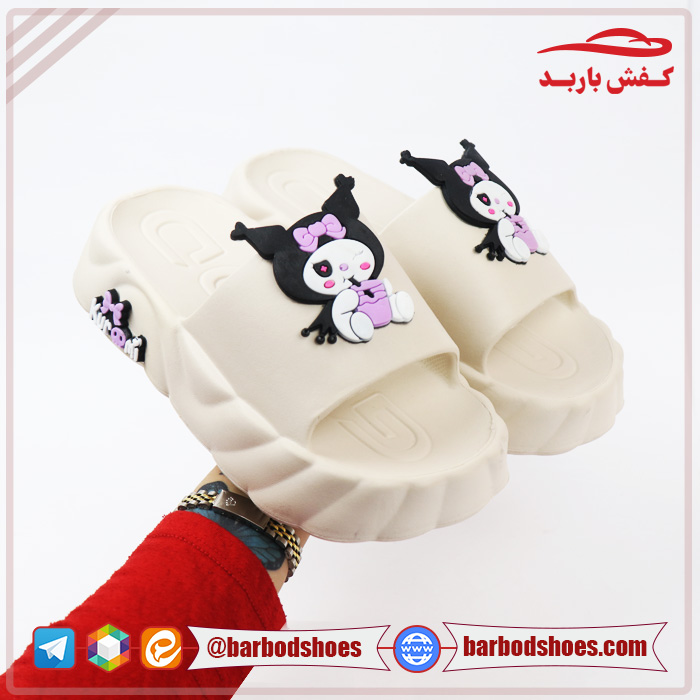 دمپایی زنانه پلاستیکی مدل آلیسا کرومی دمپایی زنانه پلاستیکی مدل آلیسا کرومی