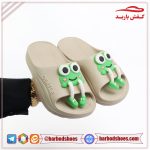 خرید دمپایی دخترانه مدل کورومیت قورباغه